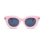 Bubblegum Pink Retro Cat-Eye Sunglasses