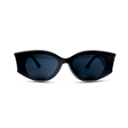 THE STATEMENT SUNGLASSES-  Crow Black