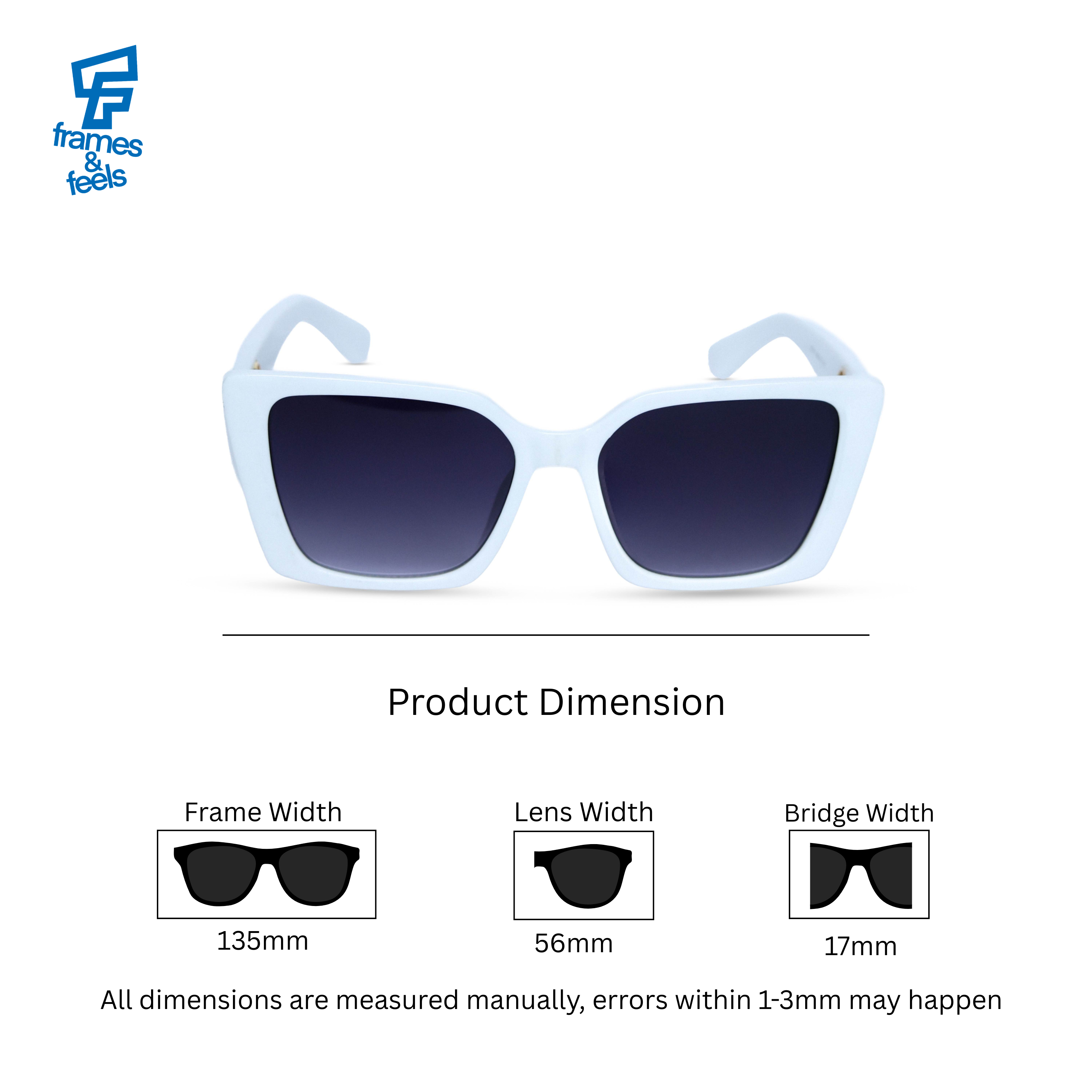 THE MUSE SUNGLASSES- Ivory White