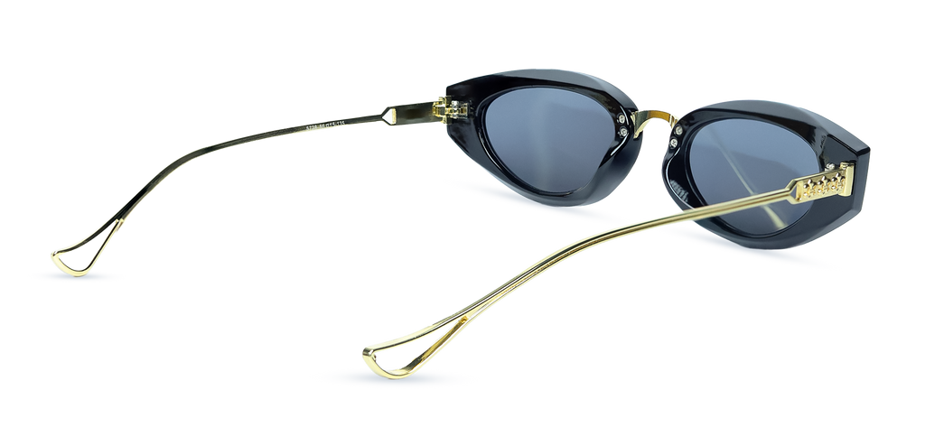 The Lunar Cat-eye Sunglasses (5728 WHITE S.SMK )