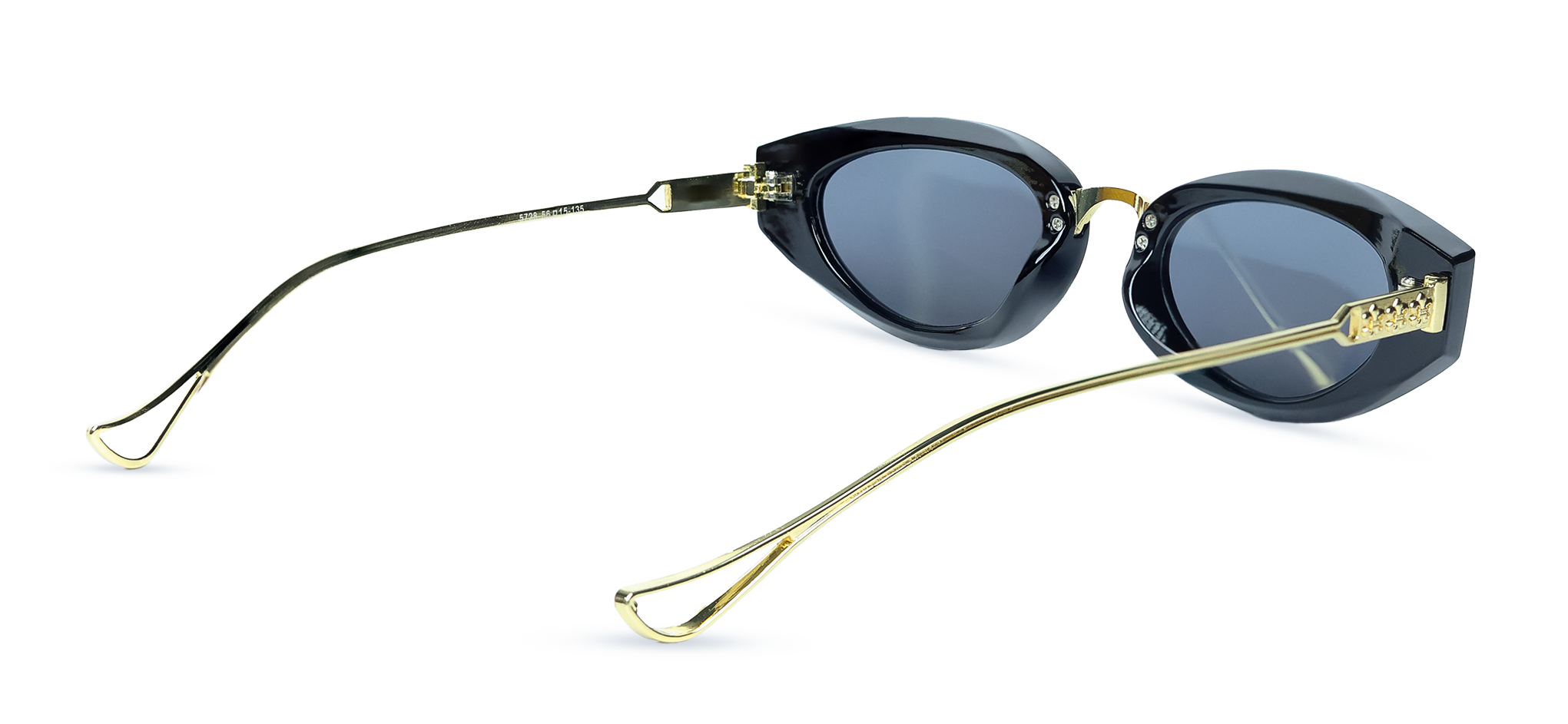 The Lunar Cat-eye Sunglasses (5728 WHITE S.SMK )