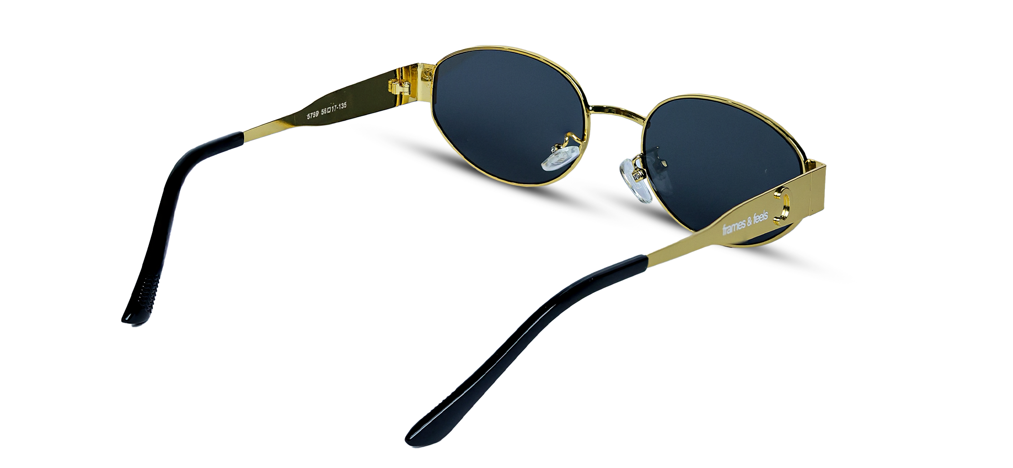 The 'Marquis' Sunglasses (5759,Golden - S.Smk)
