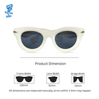 THE ICON SUNGLASSES- Ivory Black