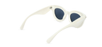 Retro Cat-Eye Cream Sunglasses