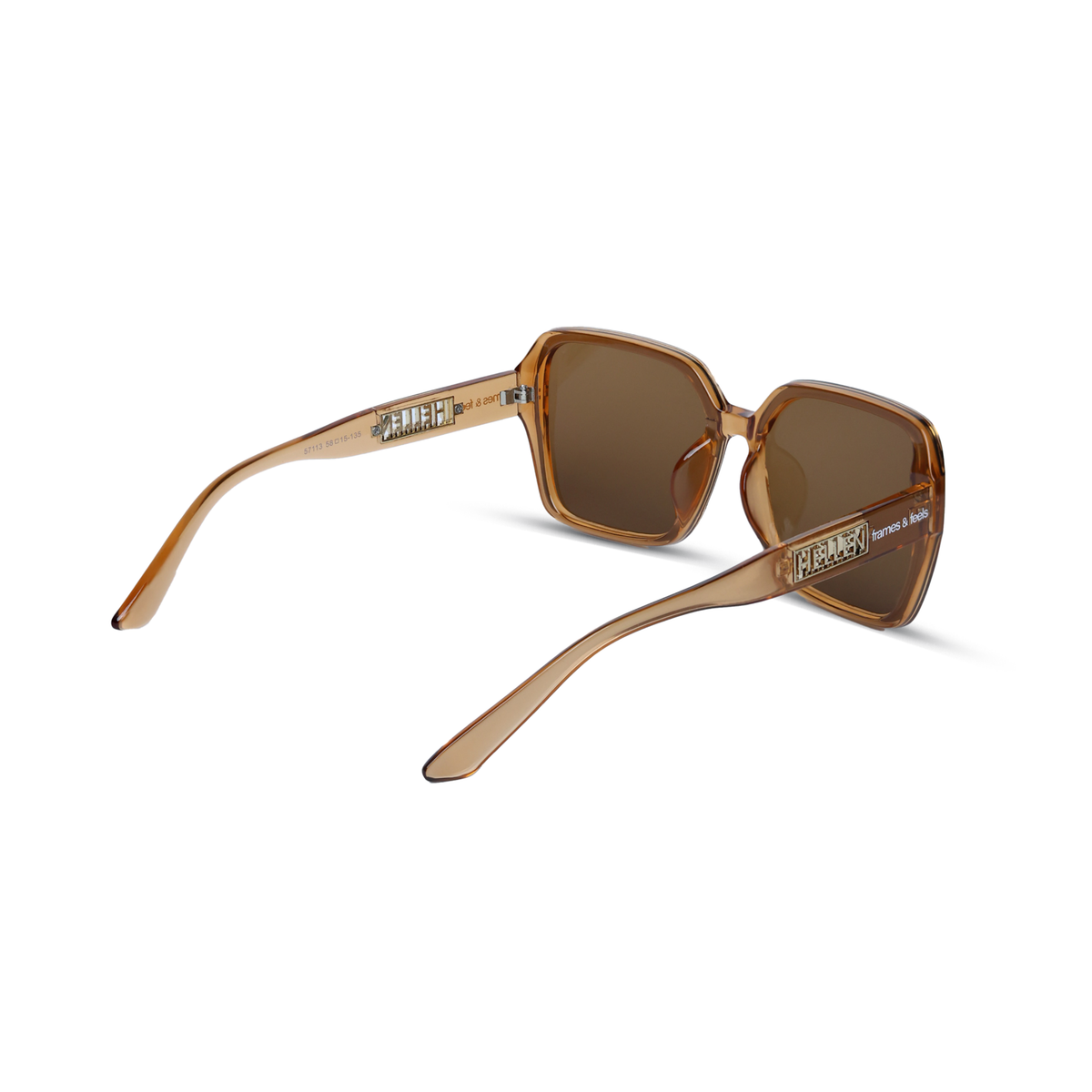 THE HEIRESS SUNGLASSES- Honey Amber
