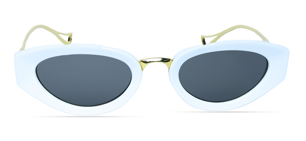 The Lunar Cat-eye Sunglasses (5728 WHITE S.SMK )