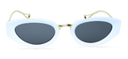The Lunar Cat-eye Sunglasses (5728 WHITE S.SMK )