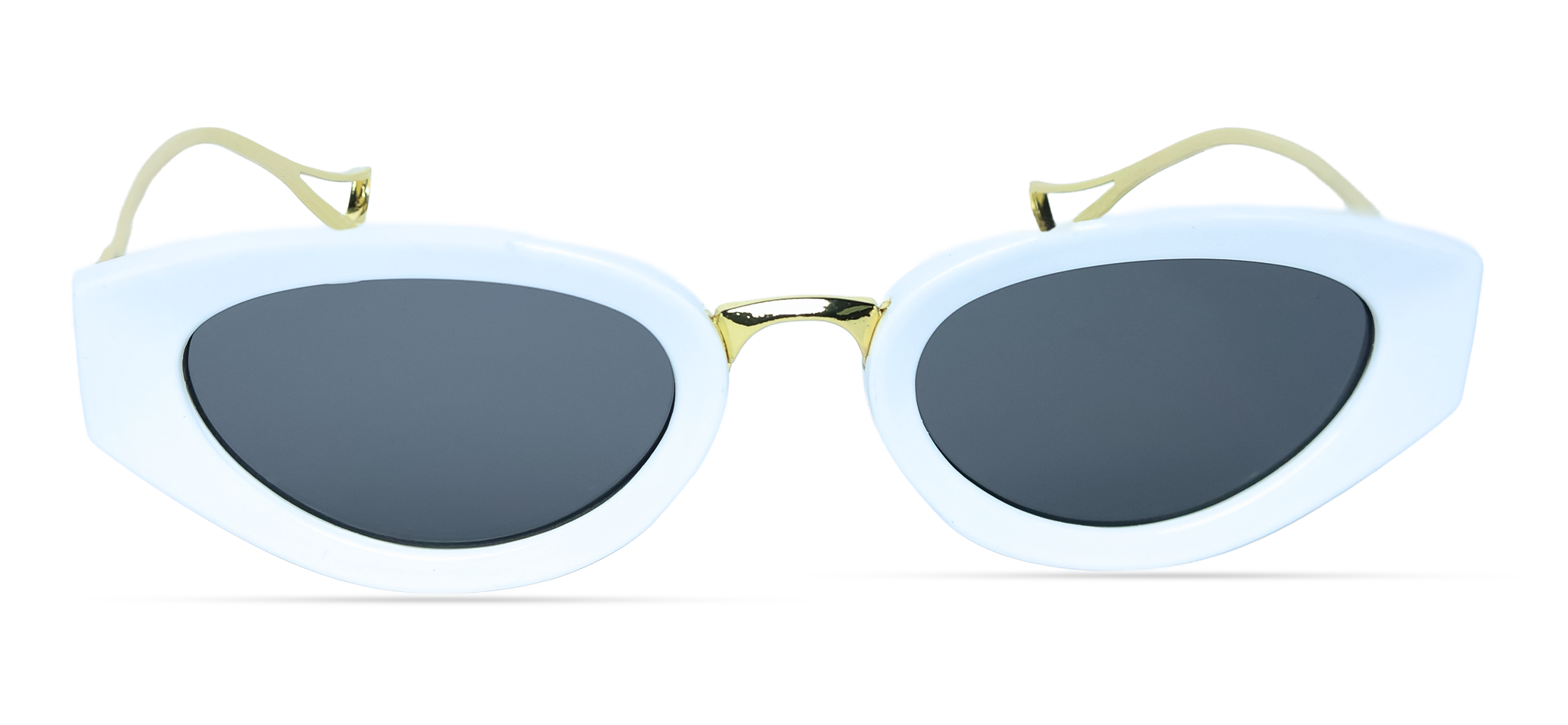 The Lunar Cat-eye Sunglasses (5728 WHITE S.SMK )