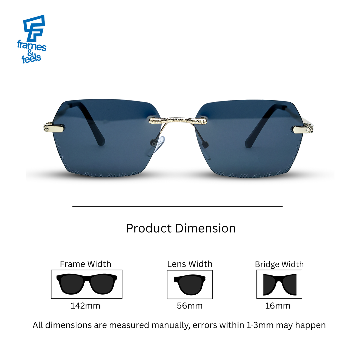 THE CURATOR SUNGLASSES- Azure Blue