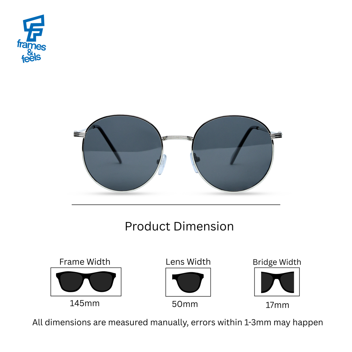 THE POET SUNGLASSES- Silver Black