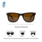 THE HERITAGE SUNGLASSES- Brown Gold