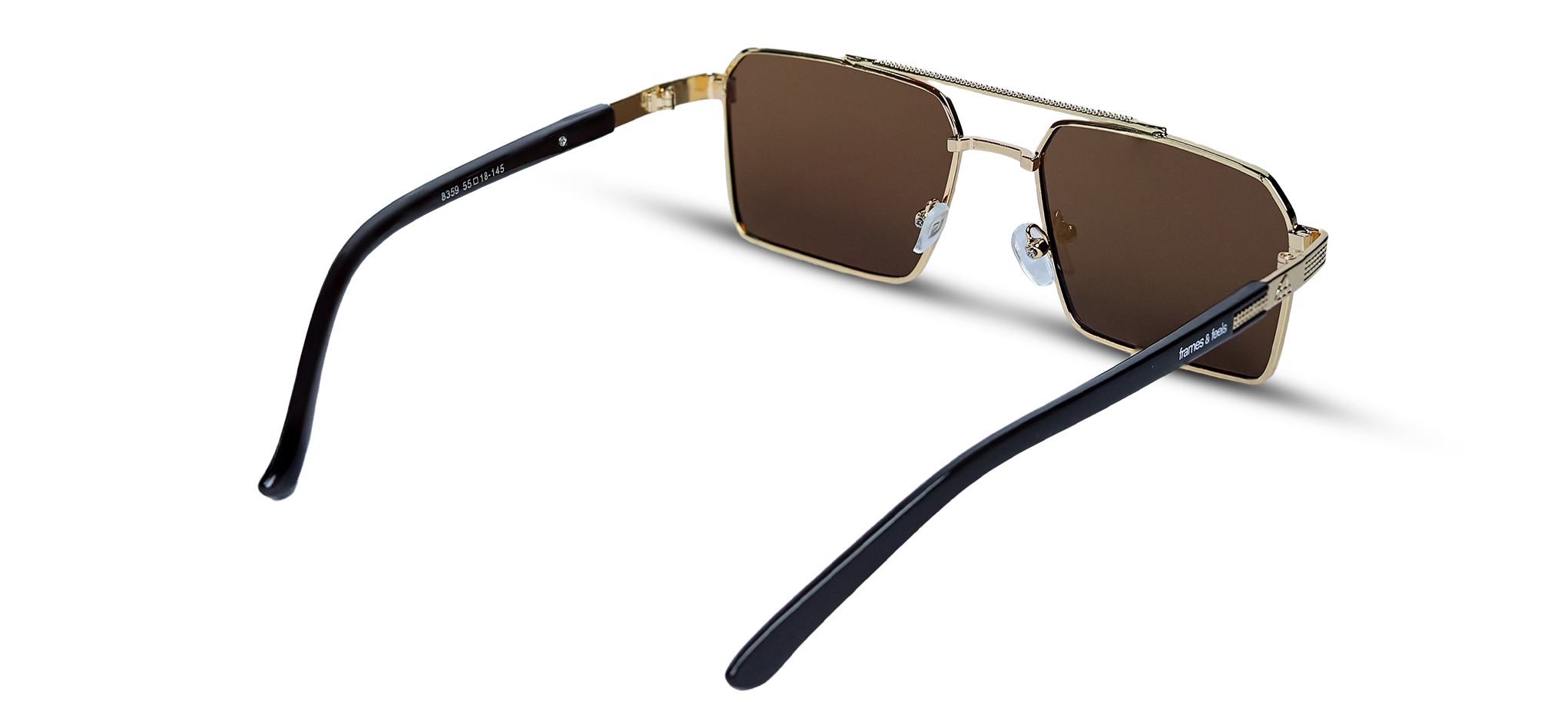 Regal Square Sunglasses (8359 - GOLD TEA)