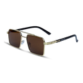 THE ARCHITECT SUNGLASSES- Gold Brown