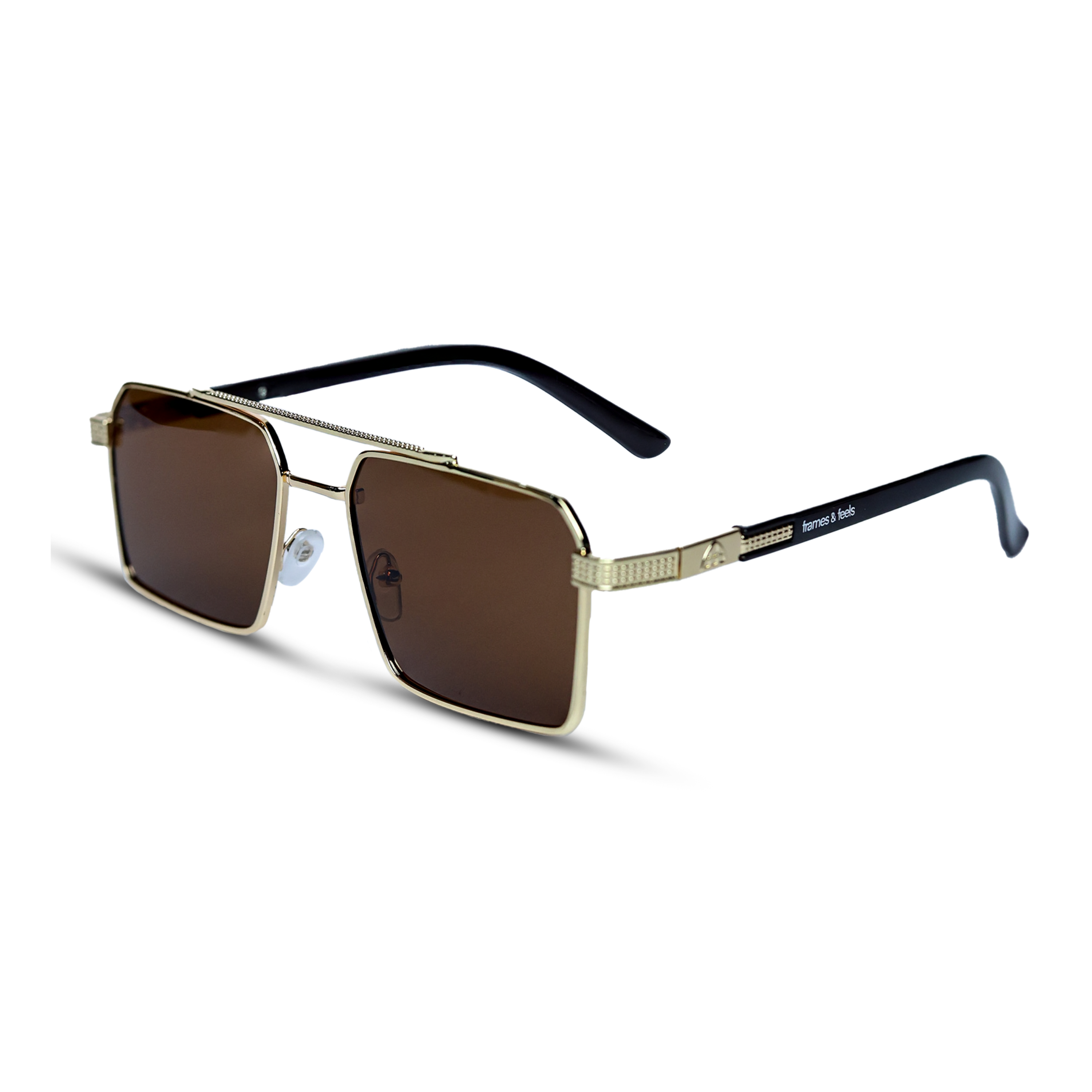 THE ARCHITECT SUNGLASSES- Gold Brown