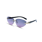 THE NOMAD SUNGLASSES- Gold Violet