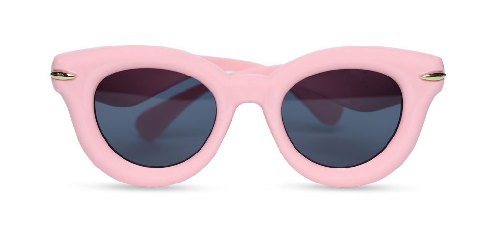 Bubblegum Pink Retro Cat-Eye Sunglasses
