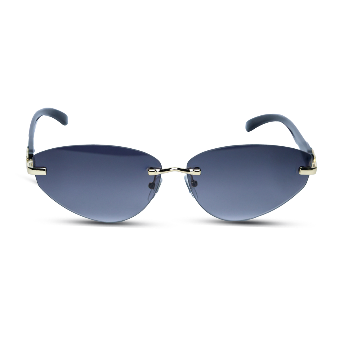 THE NOMAD SUNGLASSES- Gold Midnight Blue