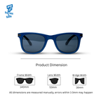 THE HERITAGE SUNGLASSES- Blue Black
