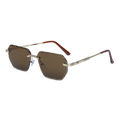 THE INNOVATOR SUNGLASSES- Gold Brown