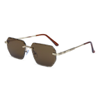 THE INNOVATOR SUNGLASSES- Gold Brown