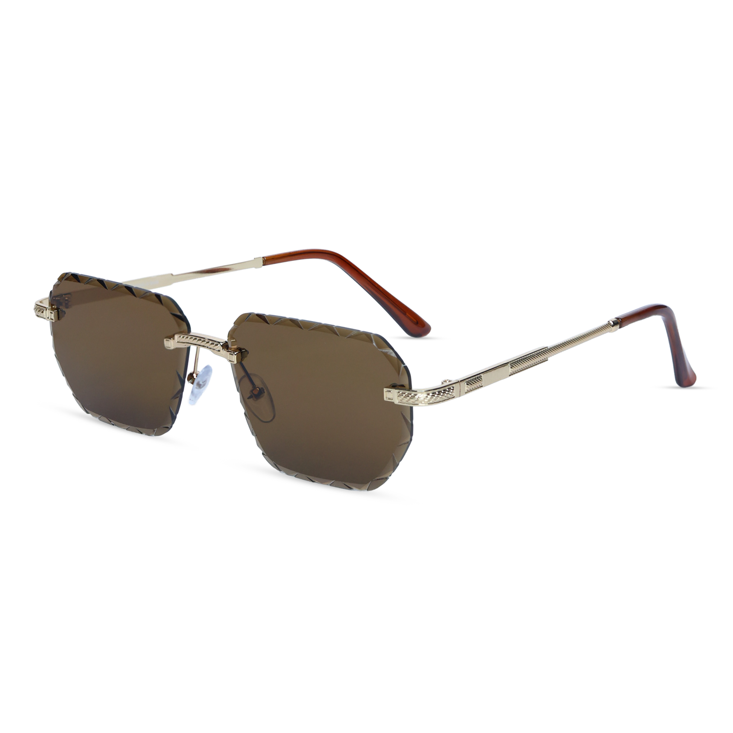 THE INNOVATOR SUNGLASSES- Gold Brown