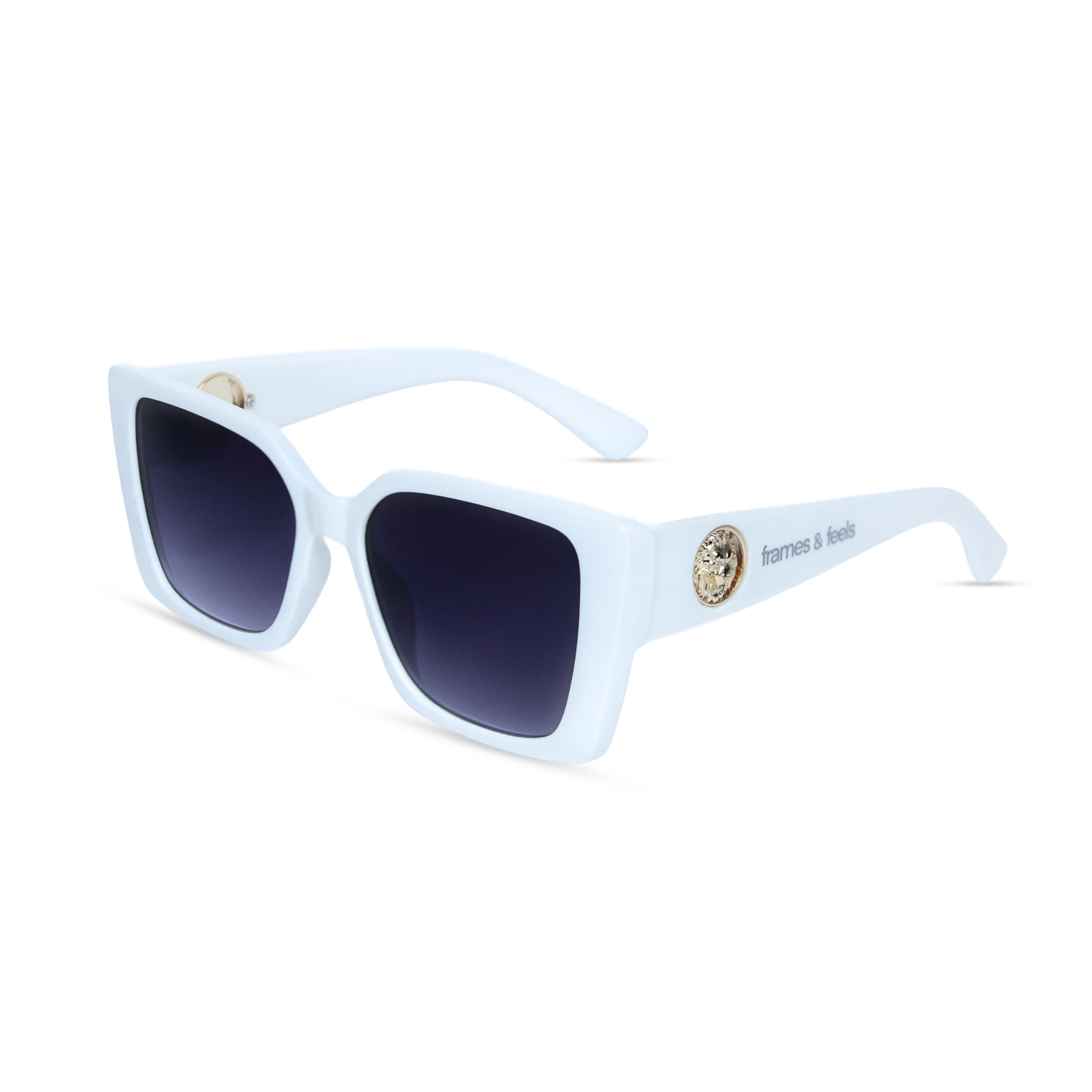 THE MUSE SUNGLASSES- Ivory White