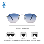 THE ELEGANT SUNGLASSES- Gold Sky