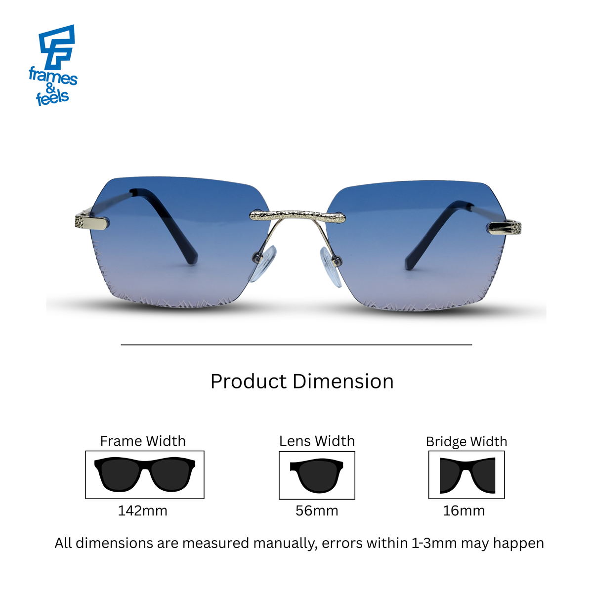 THE CURATOR SUNGLASSES- Steel Blue