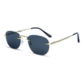 THE ELEGANT SUNGLASSES- Gold Onyx