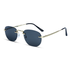 THE ELEGANT SUNGLASSES- Gold Onyx