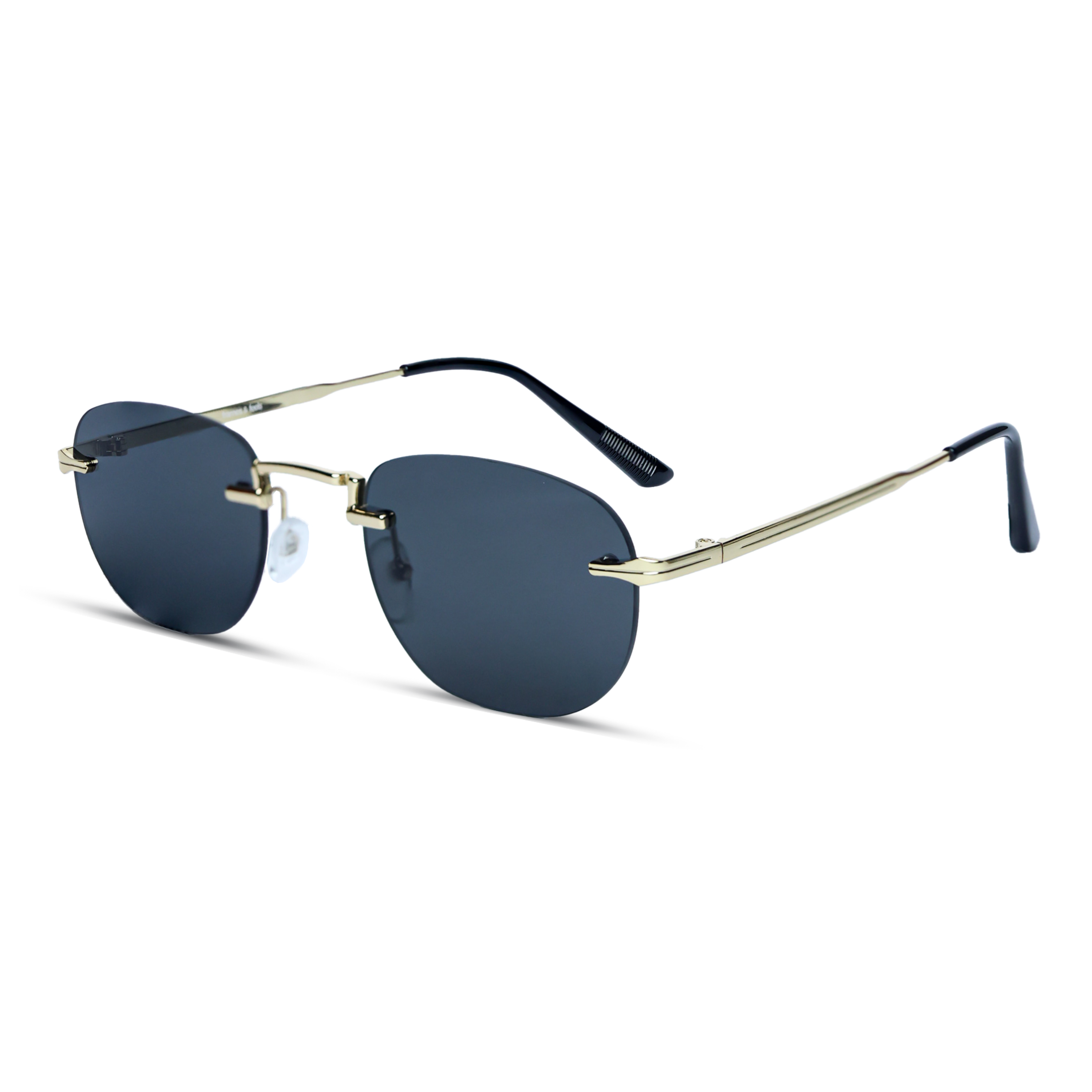 THE ELEGANT SUNGLASSES- Gold Onyx