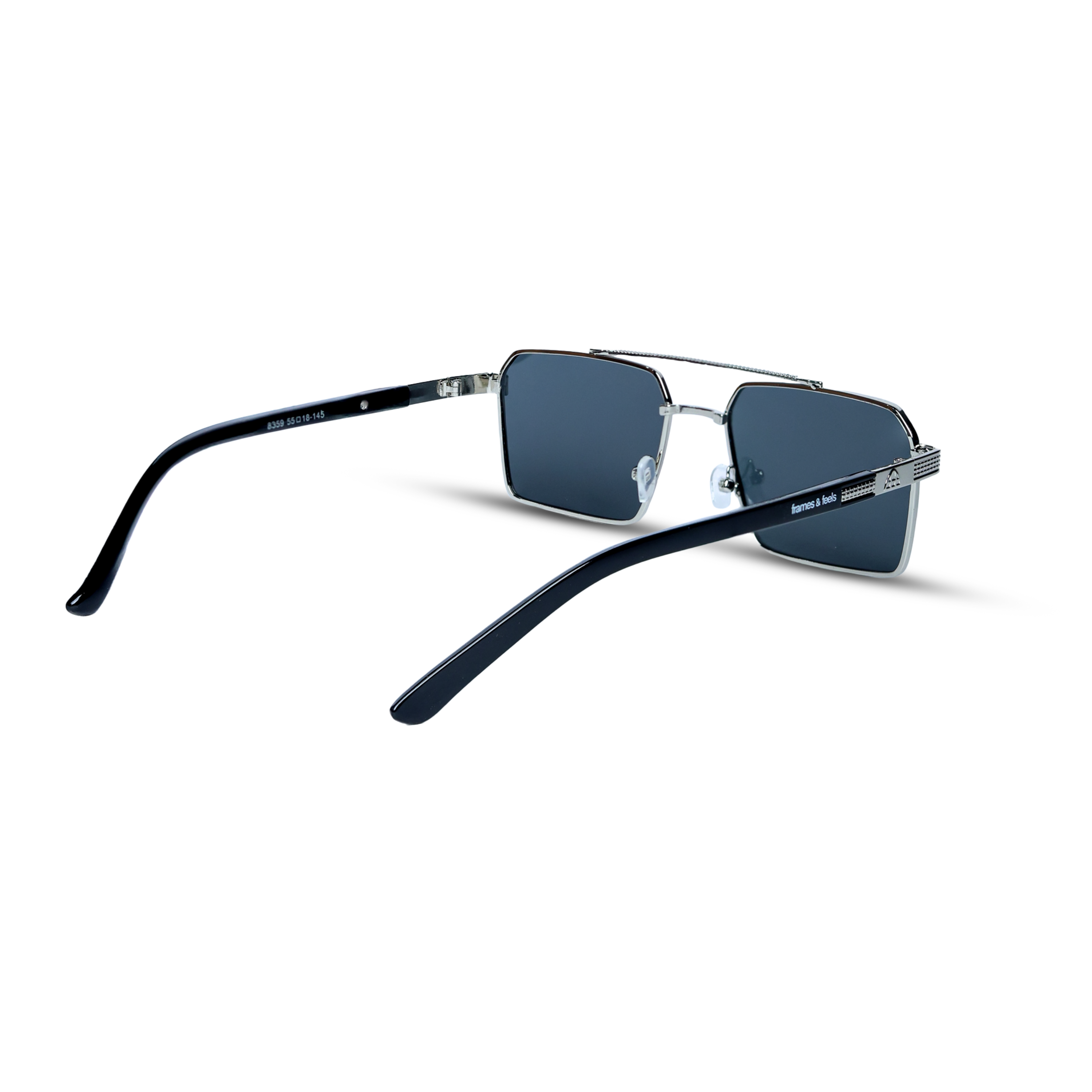 THE ARCHITECT SUNGLASSES- Silver Black