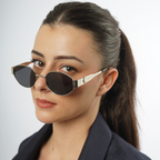 THE LUMINARY SUNGLASSES- Silver Black