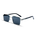 THE ARCHITECT SUNGLASSES- Silver Black