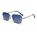 THE CURATOR SUNGLASSES- Steel Blue