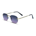 THE ELEGANT SUNGLASSES- Gold Lavender