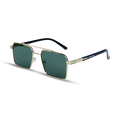 THE ARCHITECT SUNGLASSES- Gold Green