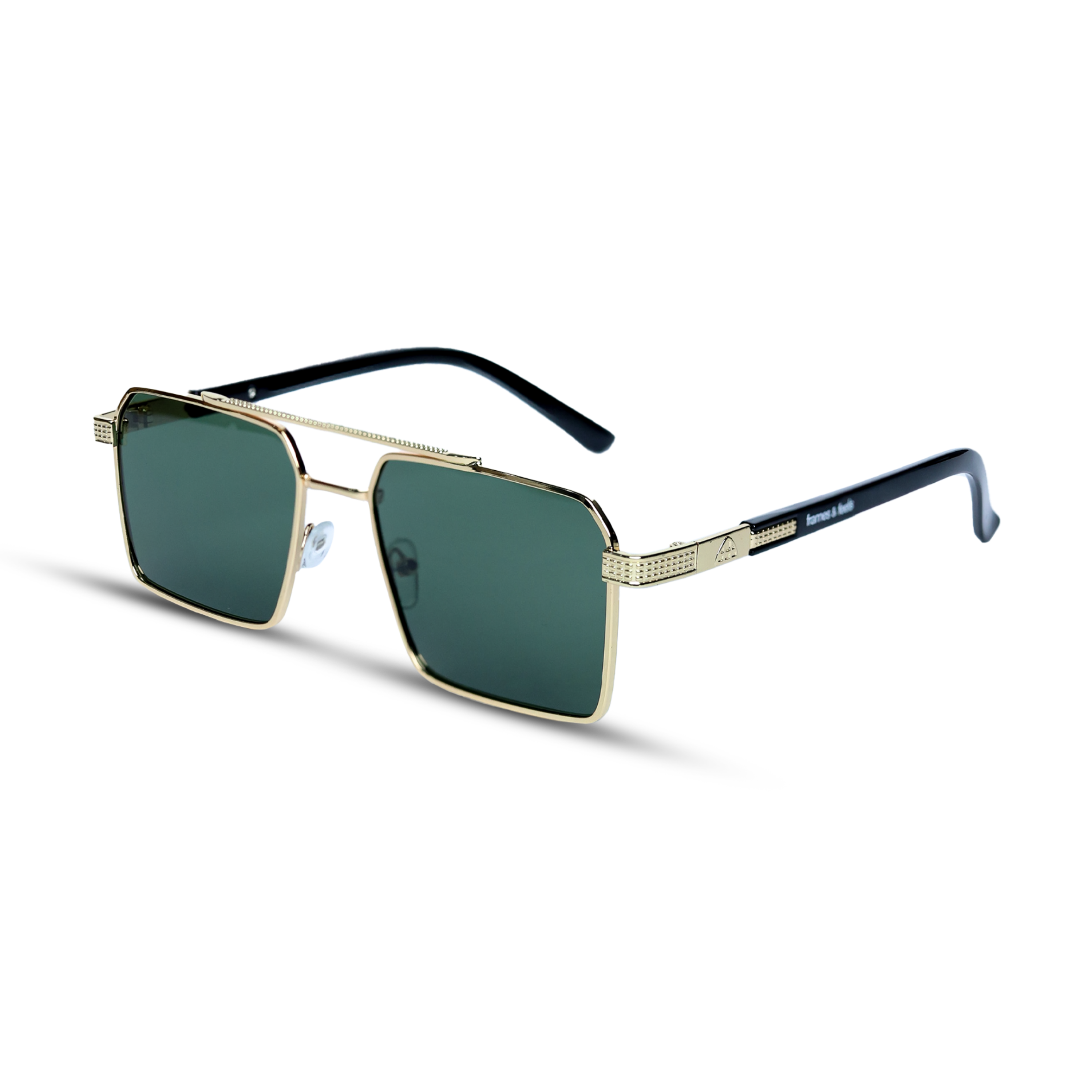 THE ARCHITECT SUNGLASSES- Gold Green
