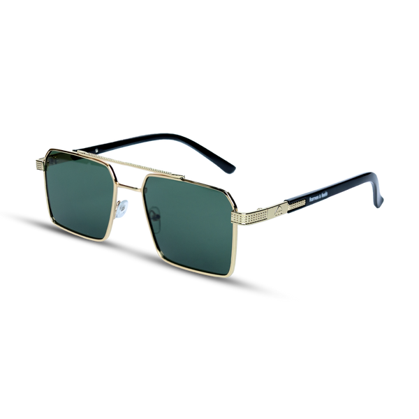 THE ARCHITECT SUNGLASSES- Gold Green