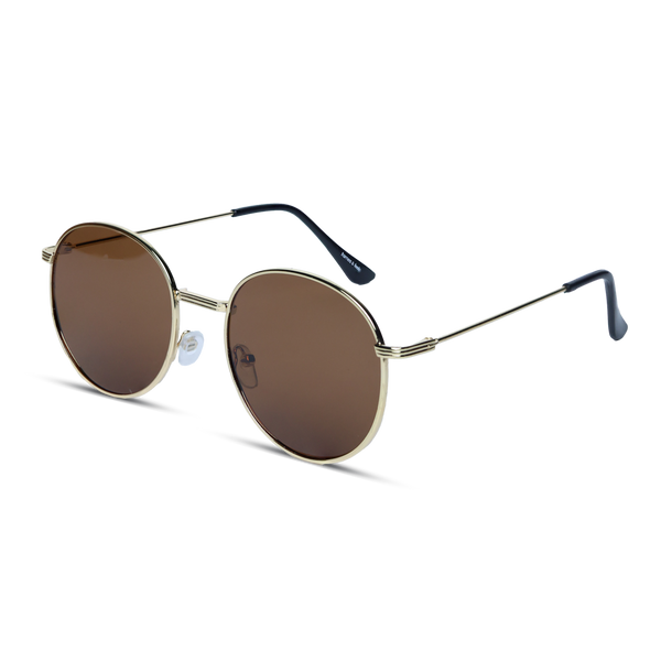 THE POET SUNGLASSES- Gold Brown