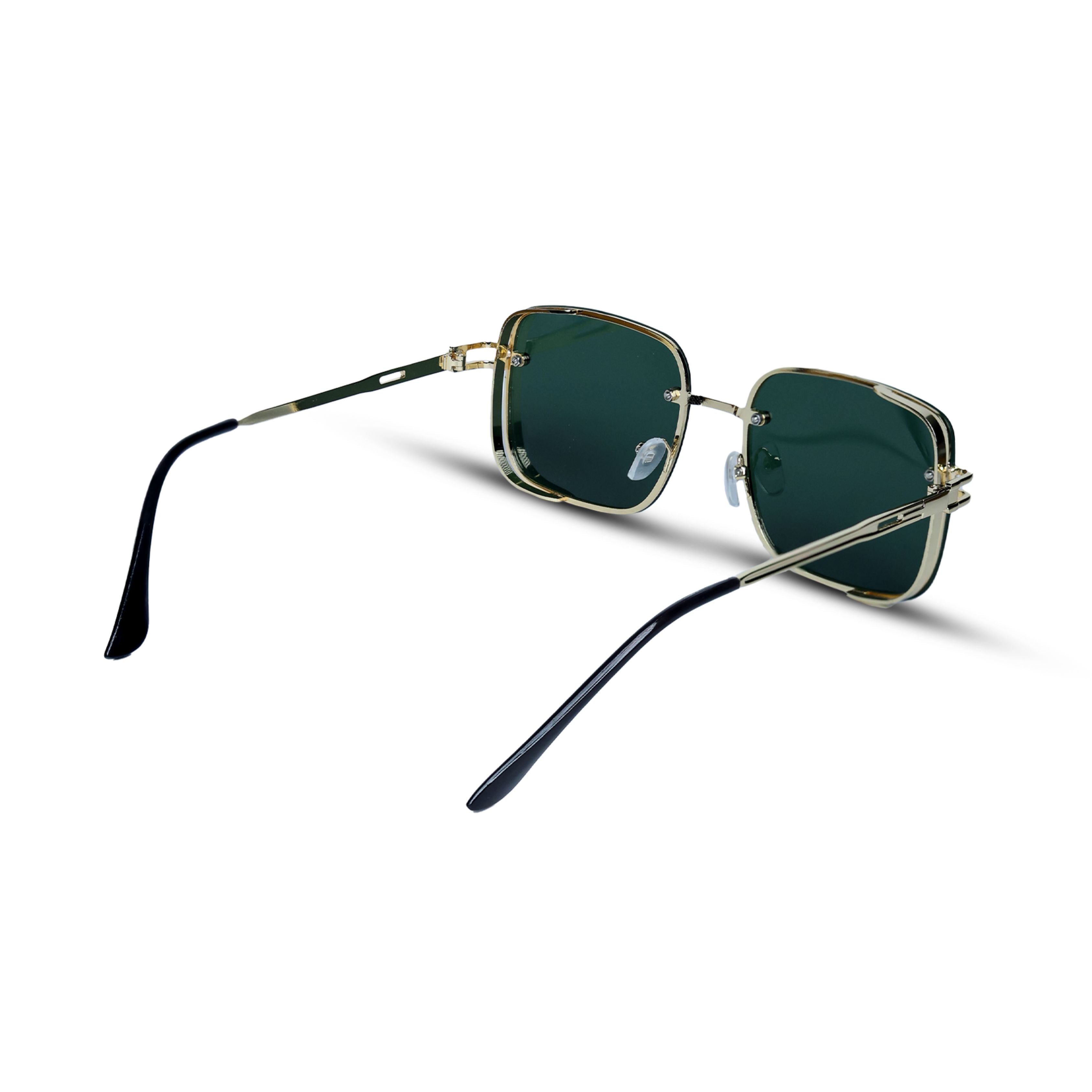 THE REGENT SUNGLASSES- Gold Emerald