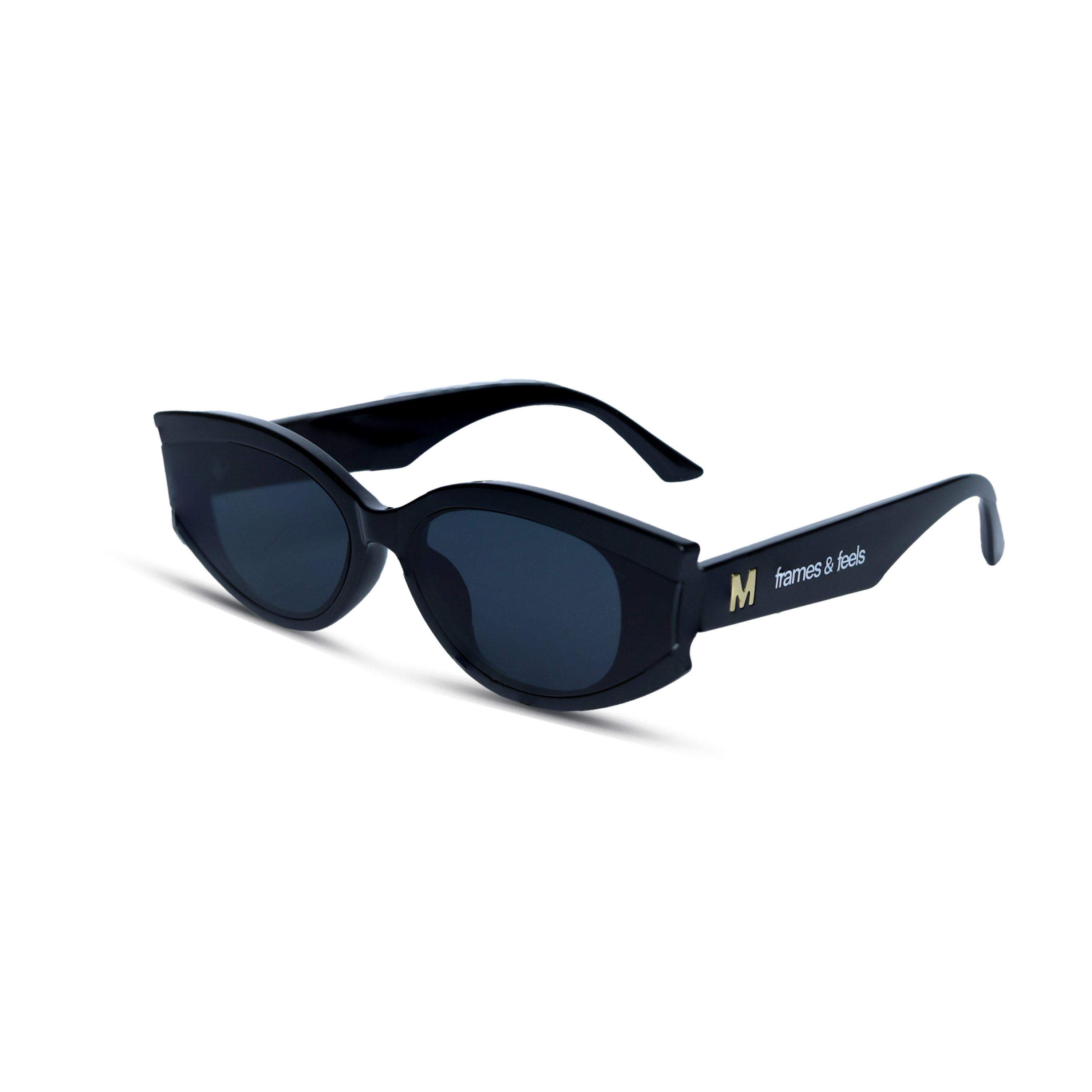 THE STATEMENT SUNGLASSES-  Crow Black