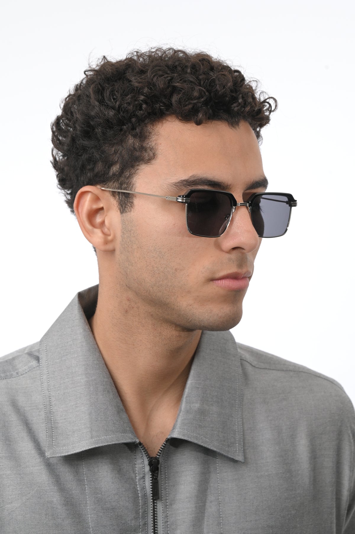THE VISIONARY SUNGLASSES- Silver Grey
