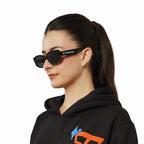 THE STATEMENT SUNGLASSES-  Crow Black