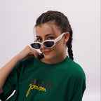 THE STATEMENT SUNGLASSES- Swan Black