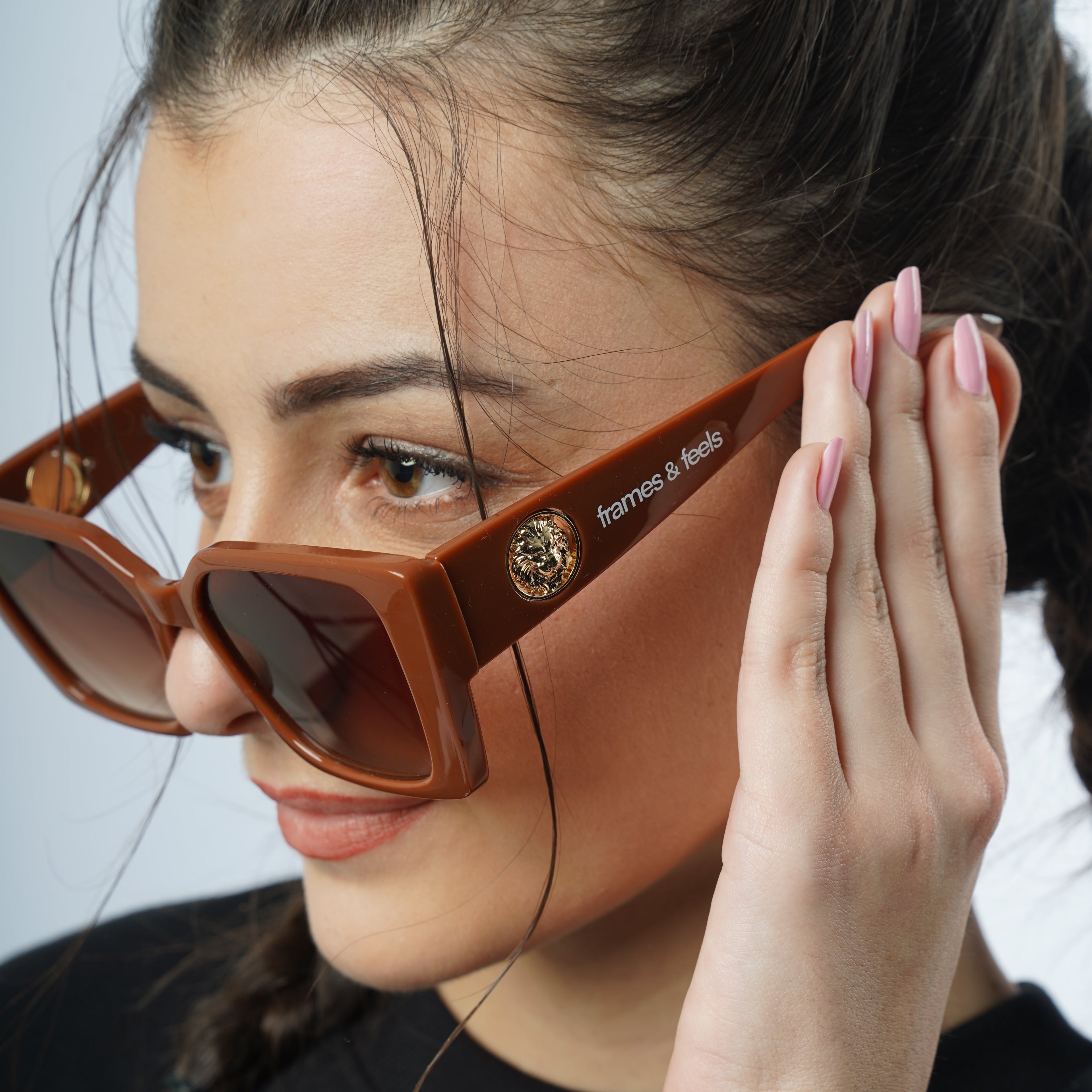 THE MUSE SUNGLASSES- Mocha Brown