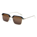THE VISIONARY SUNGLASSES- Gold Brown
