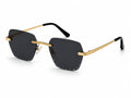 THE CURATOR SUNGLASSES Gold Smoke