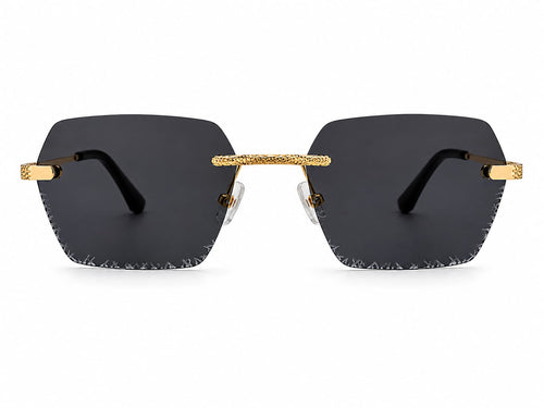 THE CURATOR SUNGLASSES Gold Smoke